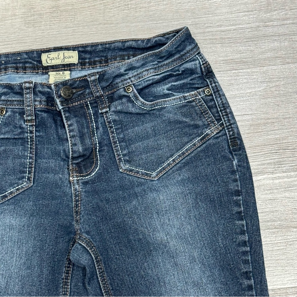 Earl Jeans size 6 low rise bootcut - Picture 2 of 13